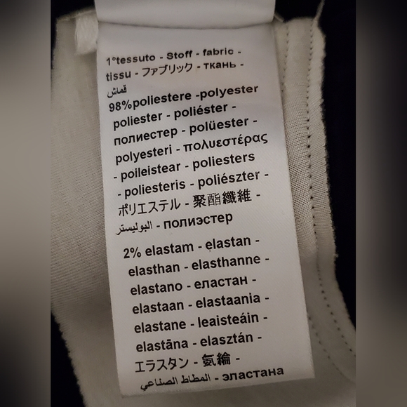 Elisa Cavaletti Size L Black Long Sleeve Zip-Up Blouse - Picture 2 of 16